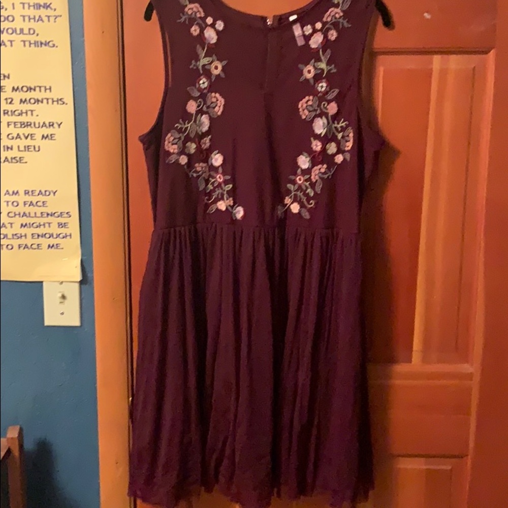 Xhilaration XXL maroon dress